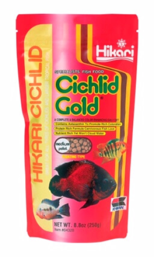 Hikari Cichlid Gold Medium 8.8oz